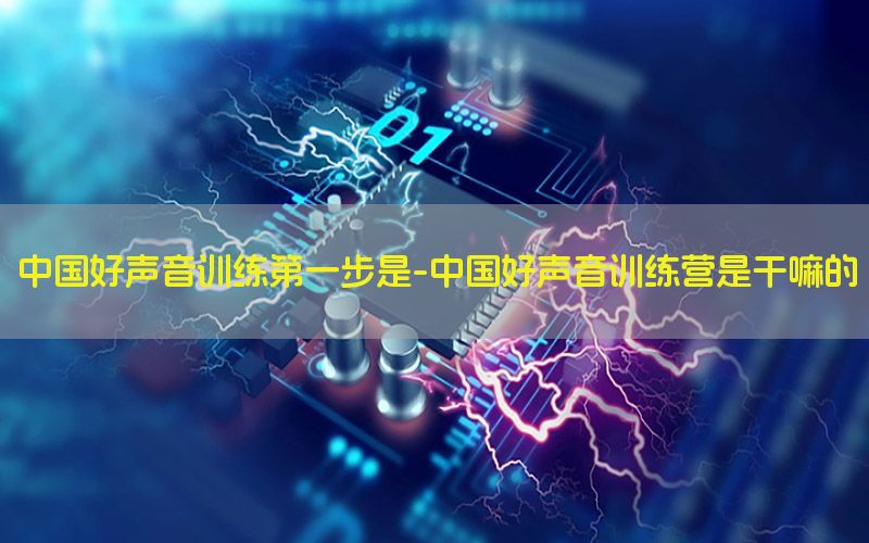 中国好声音训练第一步是-中国好声音训练营是干嘛的